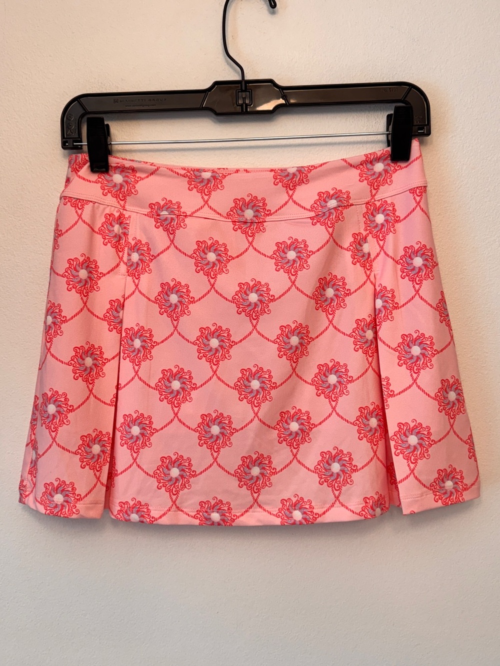 Turtles & Tees Girls Steffi Layered Hem Skort -Del Mar Blush